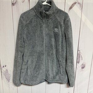 The North Face Osito Gray Fleece Jacket Women’s XL Soft Plush EUC